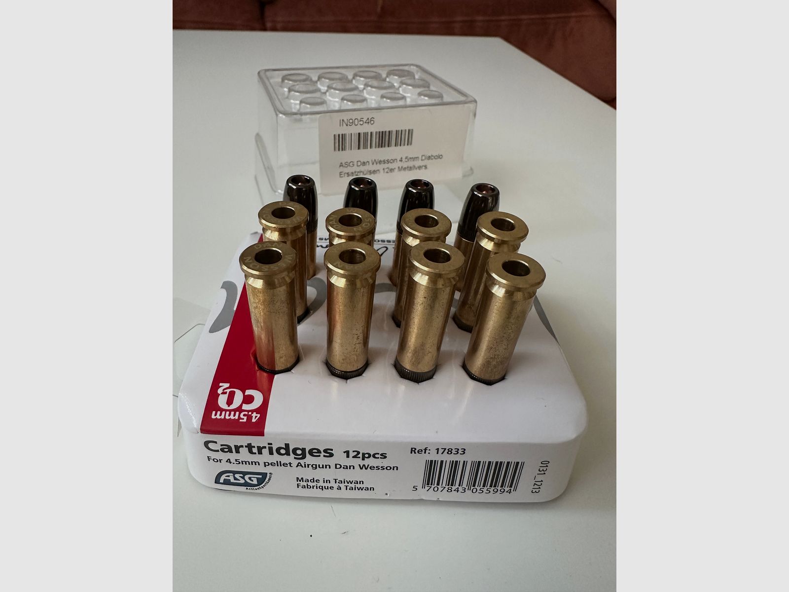 Dan Wesson 715 Ladehülsen 4,5mm Diabolo, Ladehülsen Dan Wesson 715 4,5mm Diabolo, Dan Wesson Ladehülsen 4,5mm Diabolo