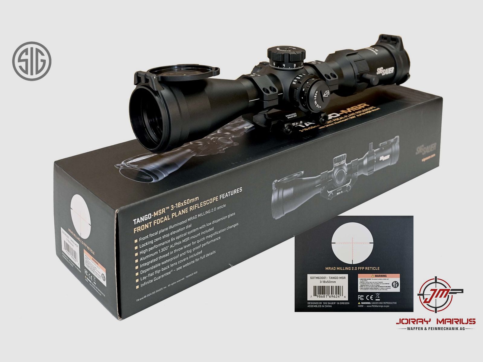 SIG Sauer Tango-MSR 3-18×50 FFP MRAD (34mm)