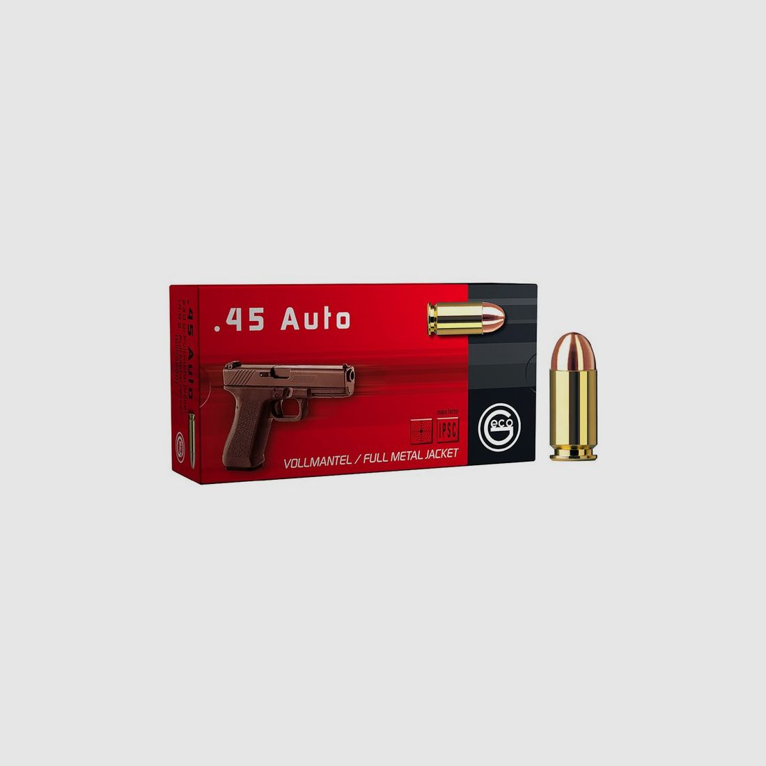 GECO .45 AUTO FMJ 14,9 g ( 50 sztuk ), zdjęcie 2 z 2