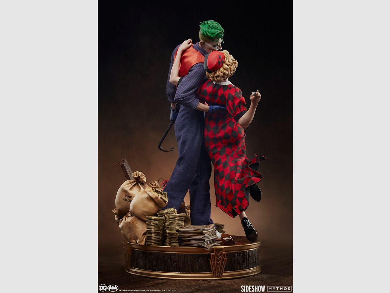 DC Comics Mythos Statue 1/5 The Joker and Harley Quinn: Lawless Love 41 cm | 43335