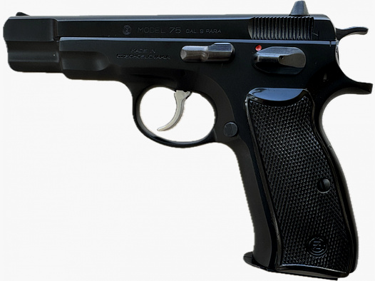 Pistole Brünner (Česká zbrojovka) M75 – Kaliber 9 mm Luger