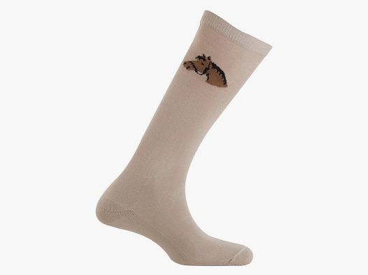 Beige Reitsocken