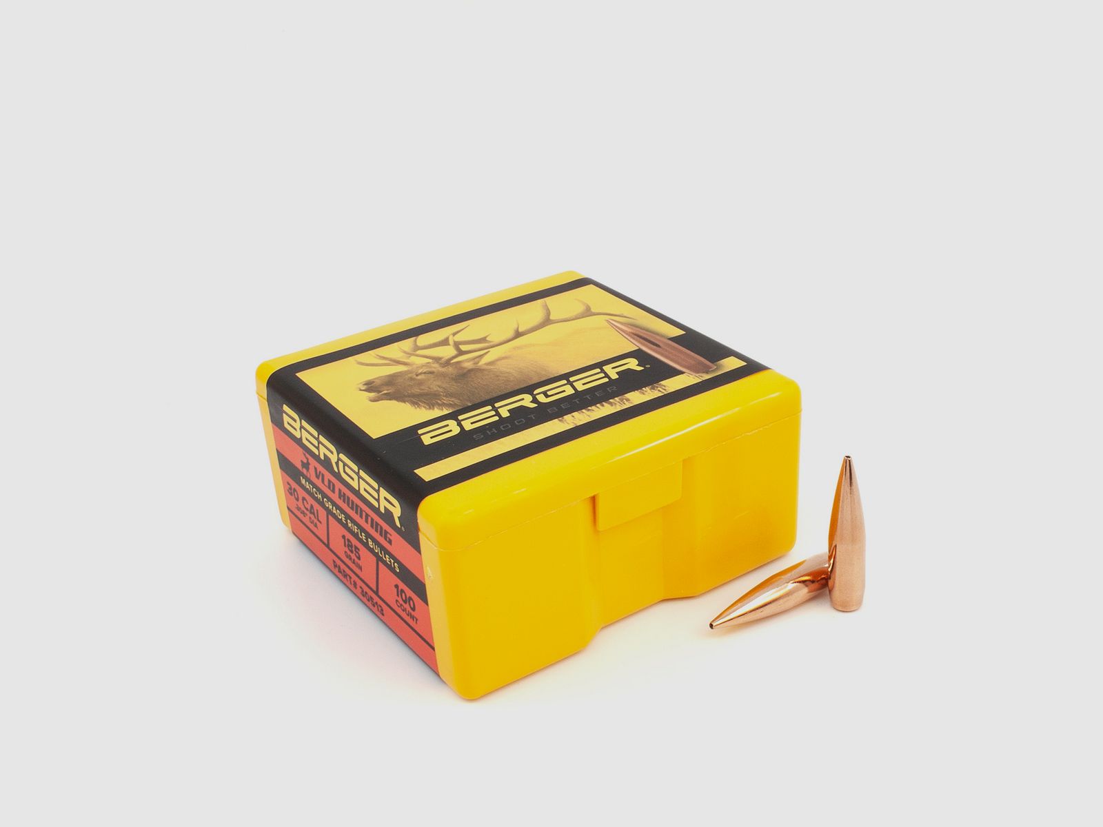 Proiettile Berger .30 VLD Hunting 185GR 100 Pezzi