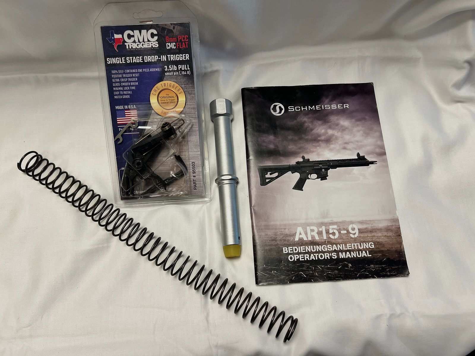 Schmeisser AR15-9L 9 mm Luger + 10 magazynków – karabin samopowtarzalny kat. B – broń dziedziczona sprzedaż prywatna Vorarlberg, zdjęcie 7 z 7