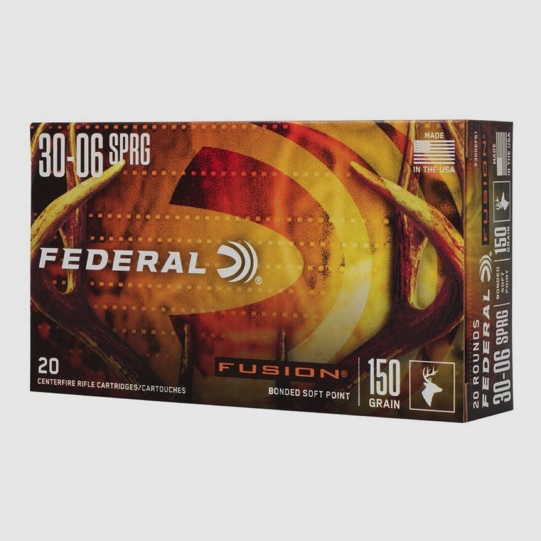 Federal Premium Ammunition Fusion BSP 150grs 20St .30-06Spring