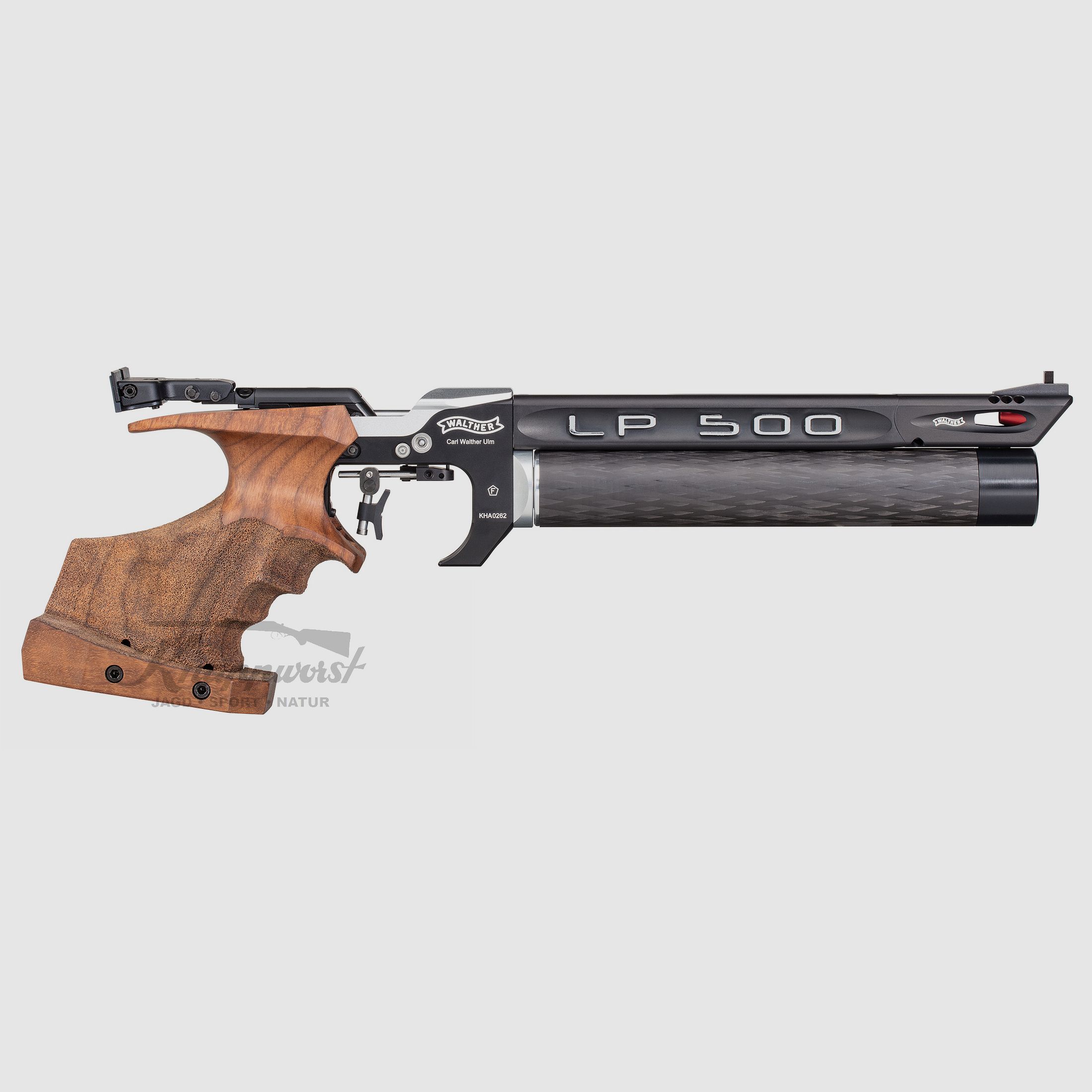 Walther LP 500 Expert rechts, Griff Gr.M