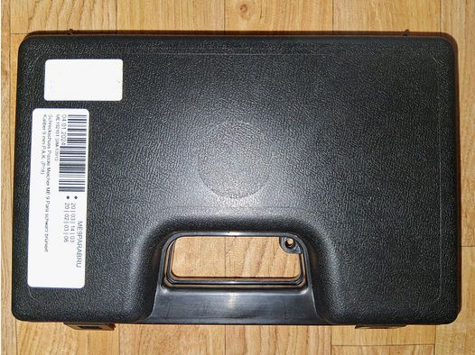 ME 9 mod. Para Griffstück komplett, Magazin, Abschussbecher, original Koffer (neuwertig)