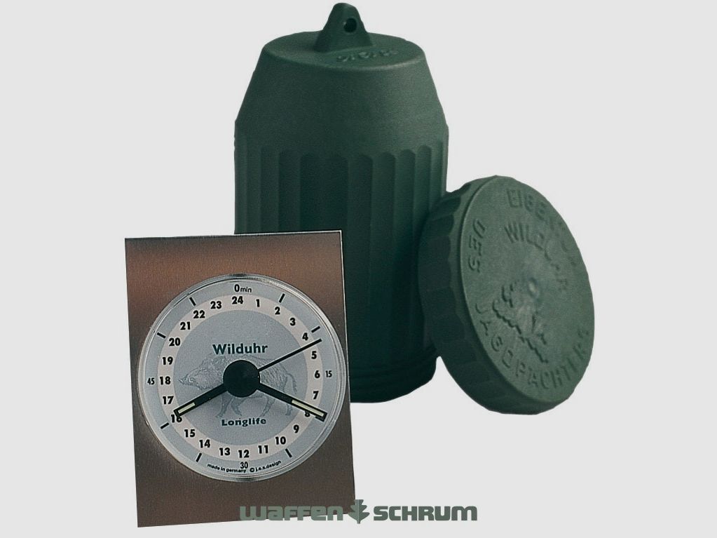 Orologio analogico AKAH Wilduhr / indicazione 24 ore