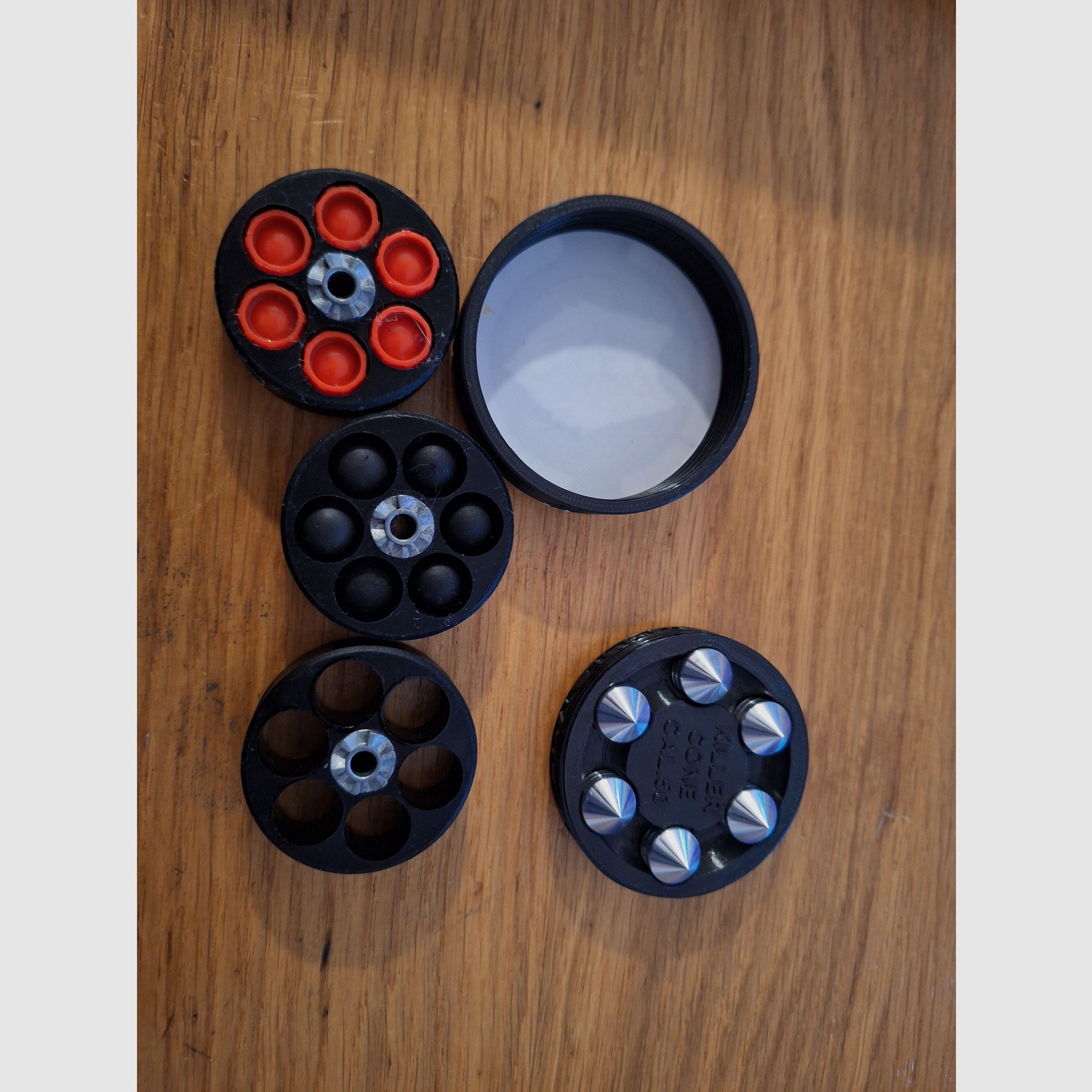 Set gigante per revolver CO2 50 HDR, tre caricatori, proiettili diversi, cartucce CO2