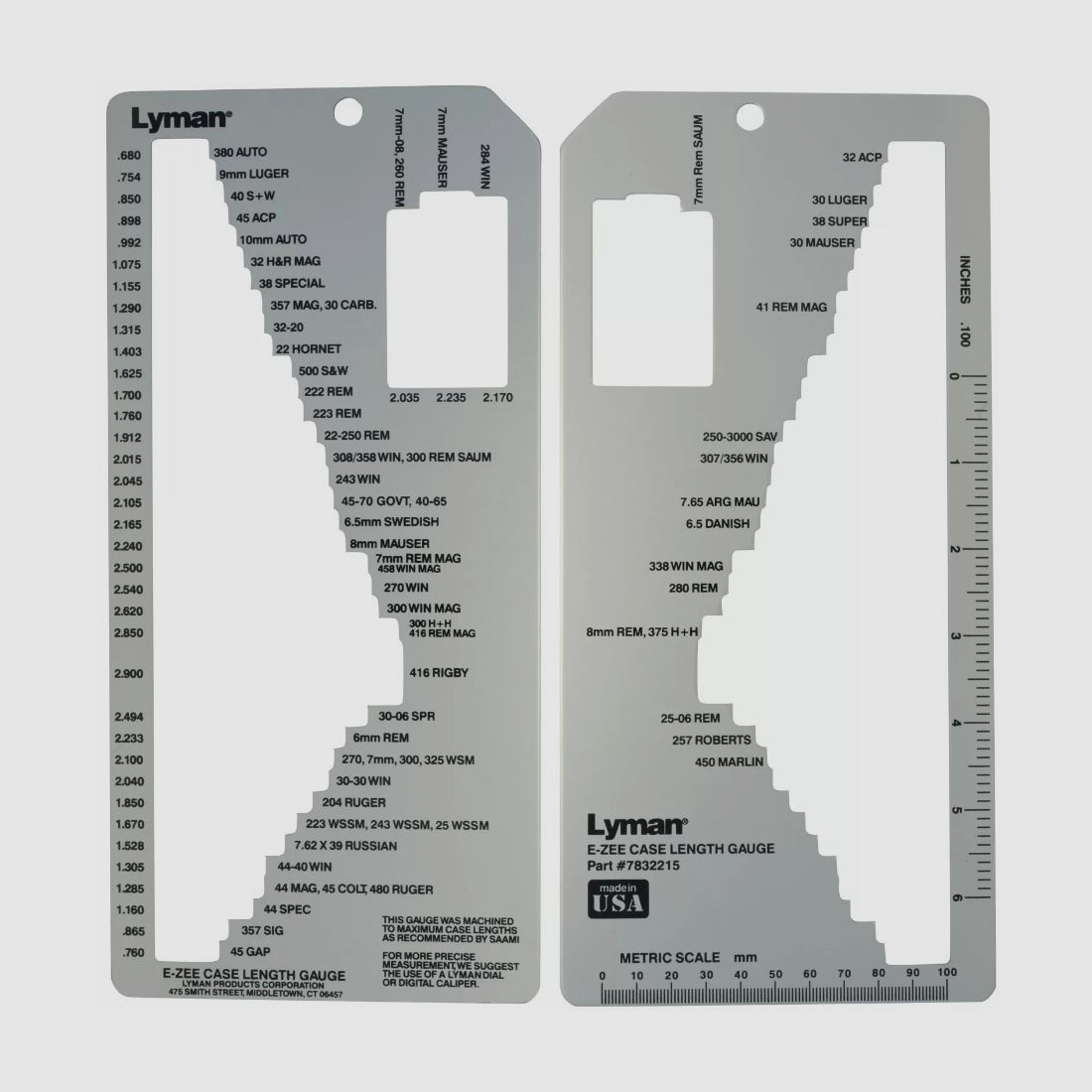 Lyman Case Trim Gauge II für Faustfeurwaffen & Büchse Hülsenlehre