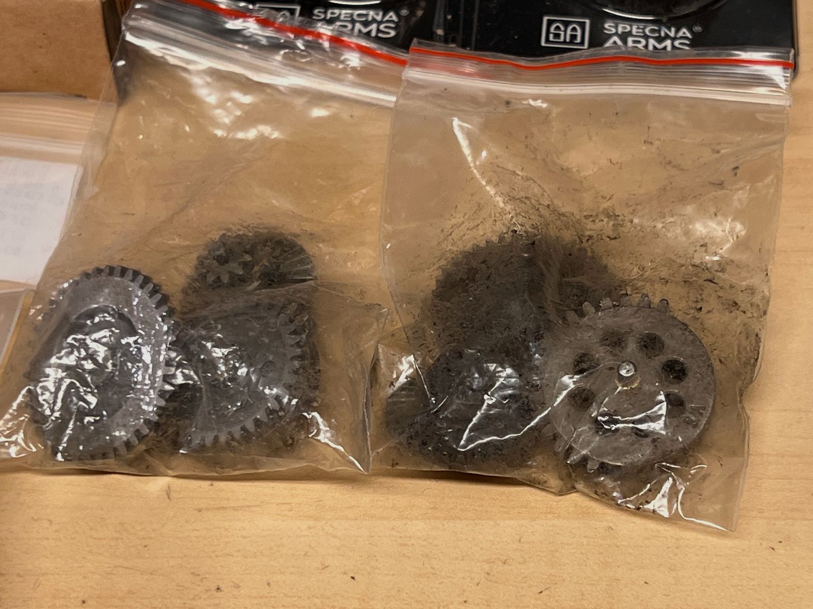 Konvolut original Gear Sets verschiedener Hersteller wie Cyma, G&G uvm