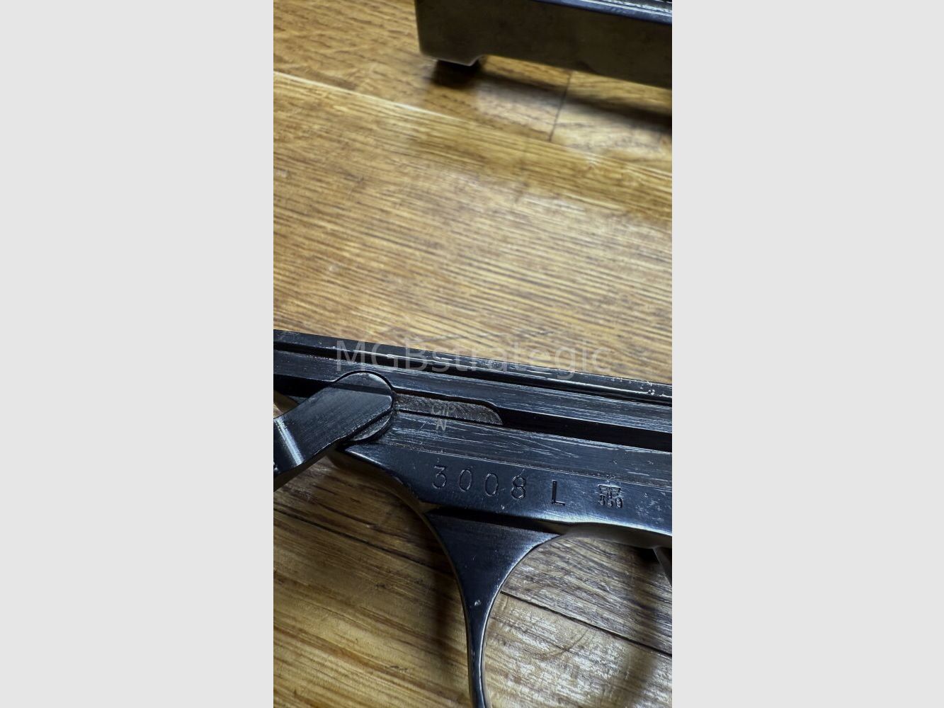 P 38 ac 43 - semi-automatic pistol 9mm Luger - Wehrmacht matching number - WaA acceptance / P38