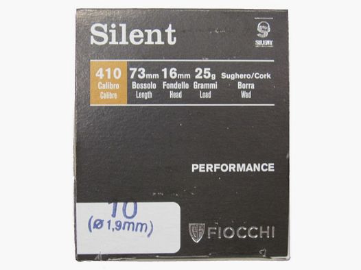 FIOCCHI CARTUCHOS BALAS 410 P10
