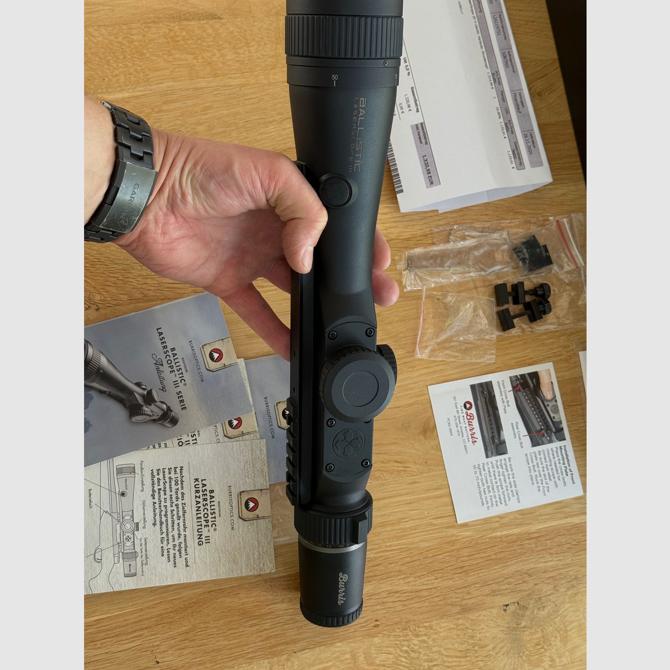 Burris Ballistic Laserscope 3 III 4-16x50 No 308 PRC Tikka 223 Creedmoor FPVO Wärmebild Nachtsicht Leica Swarovski Zeiss Kahles
