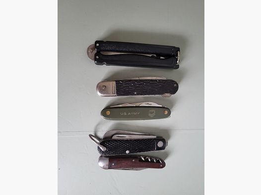Militare - Soldati - Coltelli tascabili Kriegsmarine - Coltelli pieghevoli - 2. WK - Germania - U.S - Inghilterra - Anni 1943