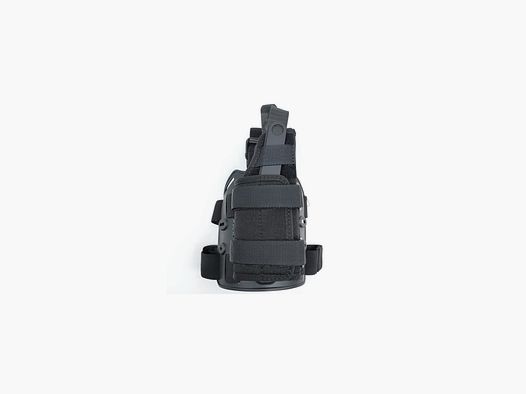 Universelle gepolsterte King Cobra Hüftholster aus Cordura Modell HCLG rechts schwarz