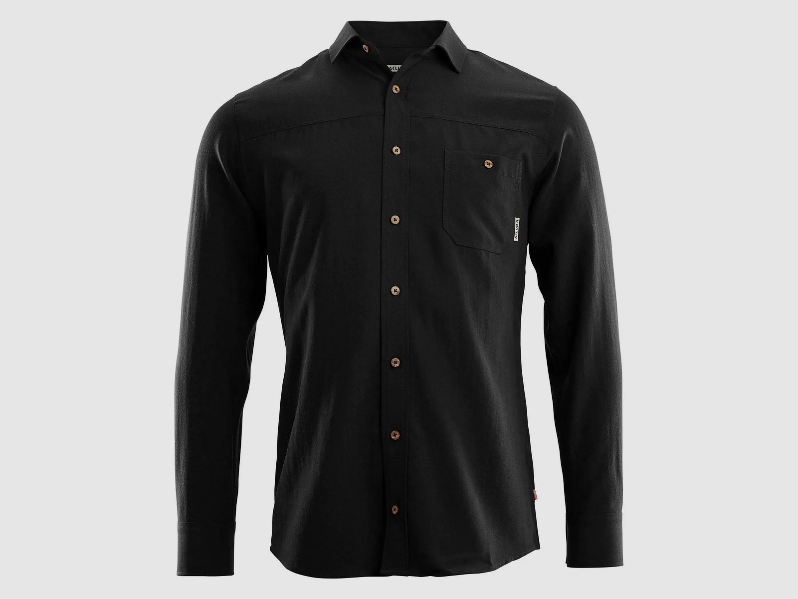 aclima Aclima Hemd LeisureWool Woven Wool Shirt jet black