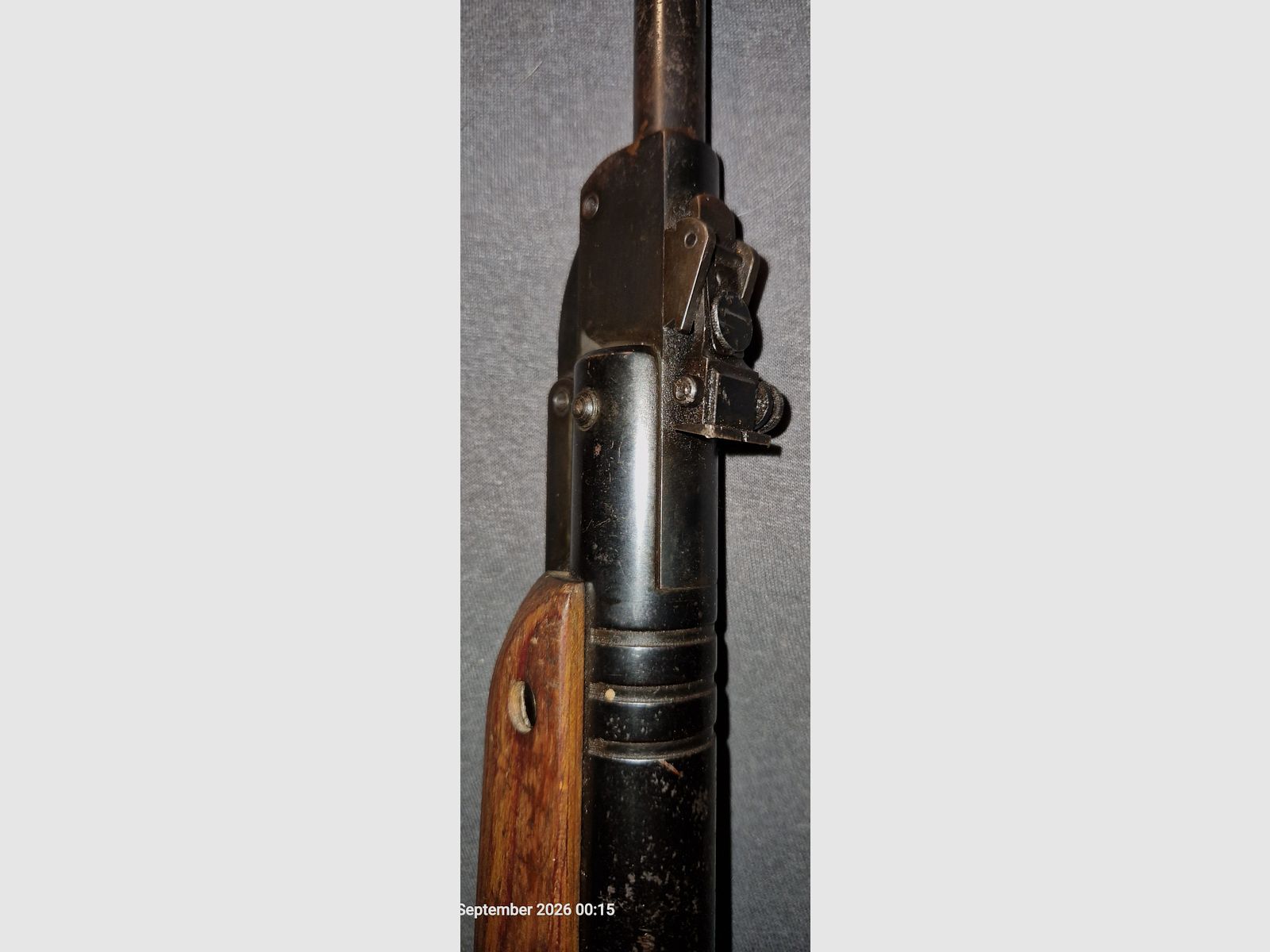 HAENE SUHL III - 56 / 3 - 56 / S 32/1108/1007 /4.5mm / GDR VEB AIR RIFLE VERY GOOD PRESSURE / LITTLE SURFACE RUST / VERY RARE ( NR31 ) ------>! READ DESCRIPTION ! <------