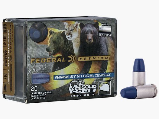 Federal Premium Solid Core 9mm Luger 147GR Solid 20 Patronen