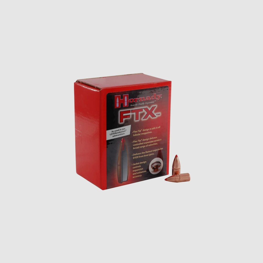 Hornady Geschoss .35/.358 FTX 200GR 100 Stück