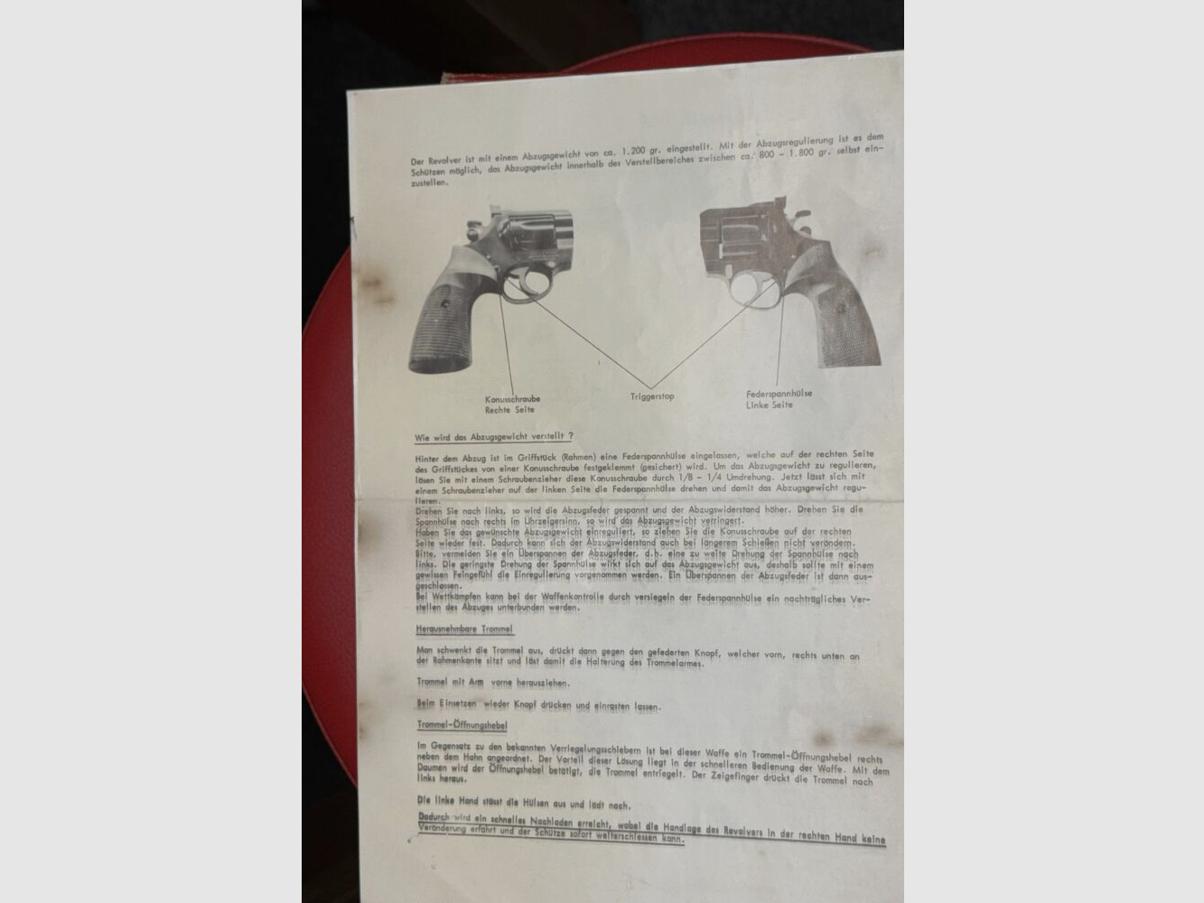 Korth Revolver 22LR 6 Zoll 1969