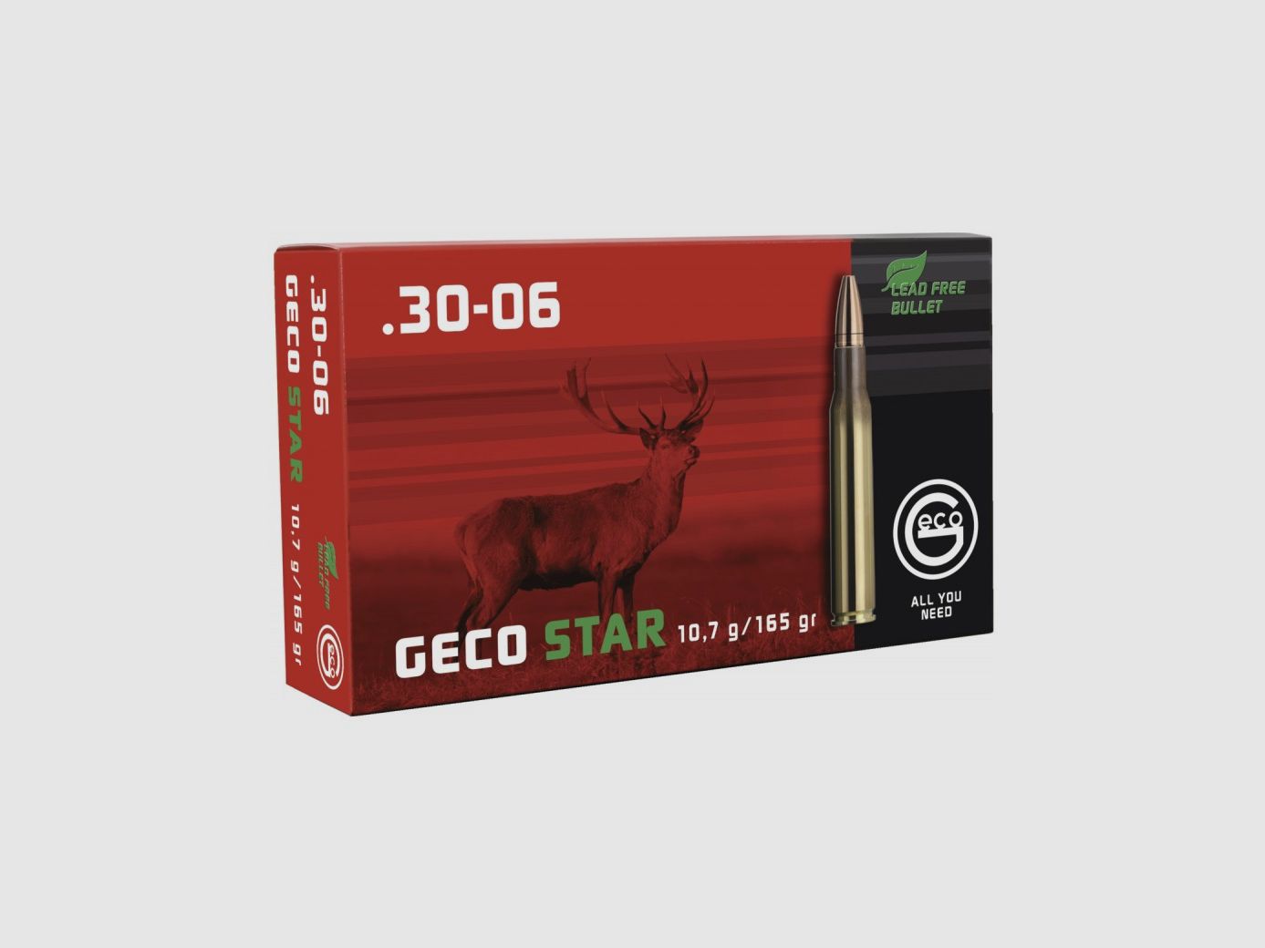 Cartouche Geco Star cal.30-06 165GR 10,7G boite de 20