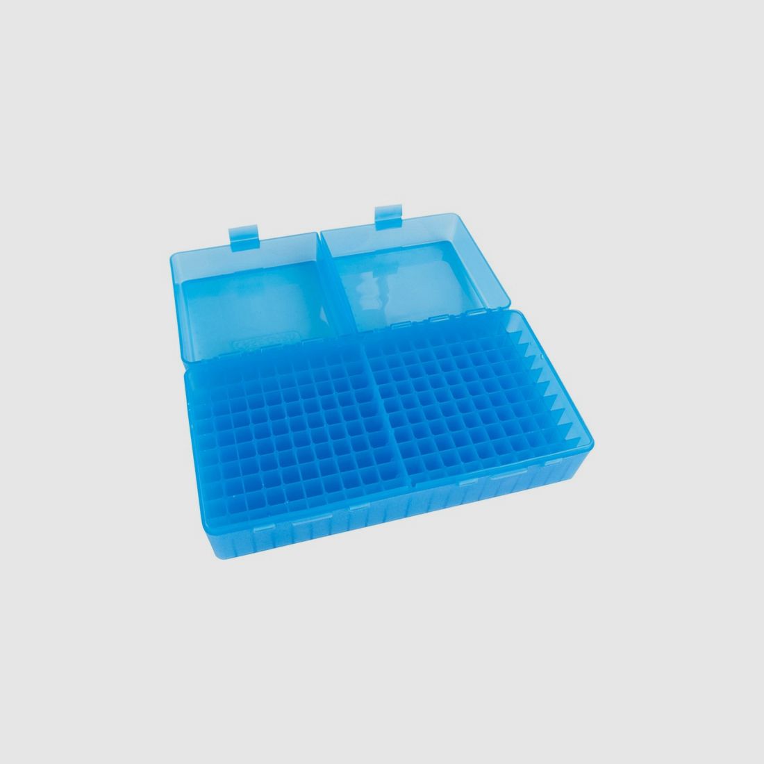 MTM CASE-GARD BOXES MTM CASE-GARD FLIP TOP RIFLE AMMO BOX 223-RUGER 6X47 200 ROUND BLUE, imagen 7 de 7