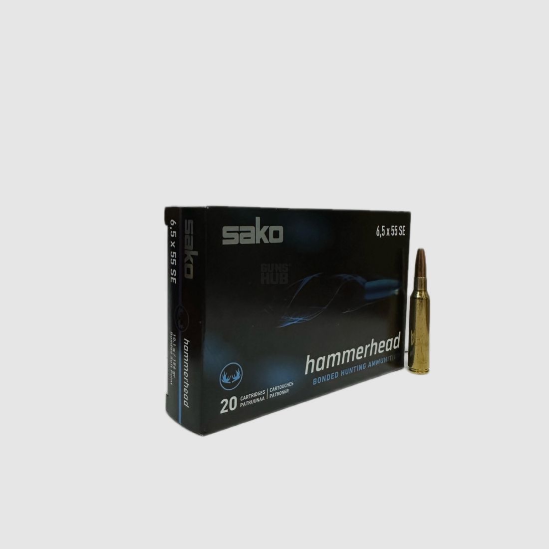Sako Hamerhead-Munition 6,5x55 10,1 g