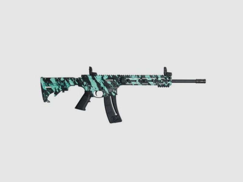 S&W halbautomatische Büchse M&P 15-22 Sport .22 LR Robin Egg Blue Platinum