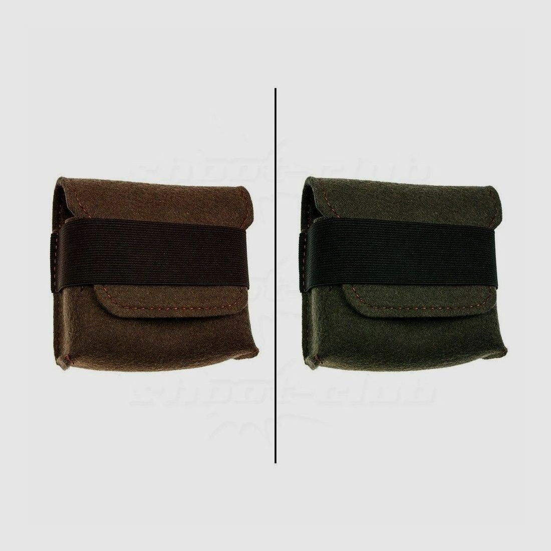 Albrecht Kind GmbH felt cartridge case for 5 bullet cartridges and 4