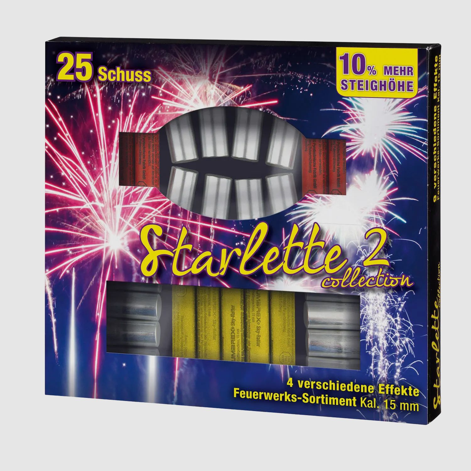 Starlette Collection 2 Conjunto de Fuegos Artificiales 25 Disparos