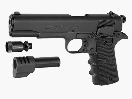 ME 1911 model sport, caliber 9 mm P. A. blank, black blued