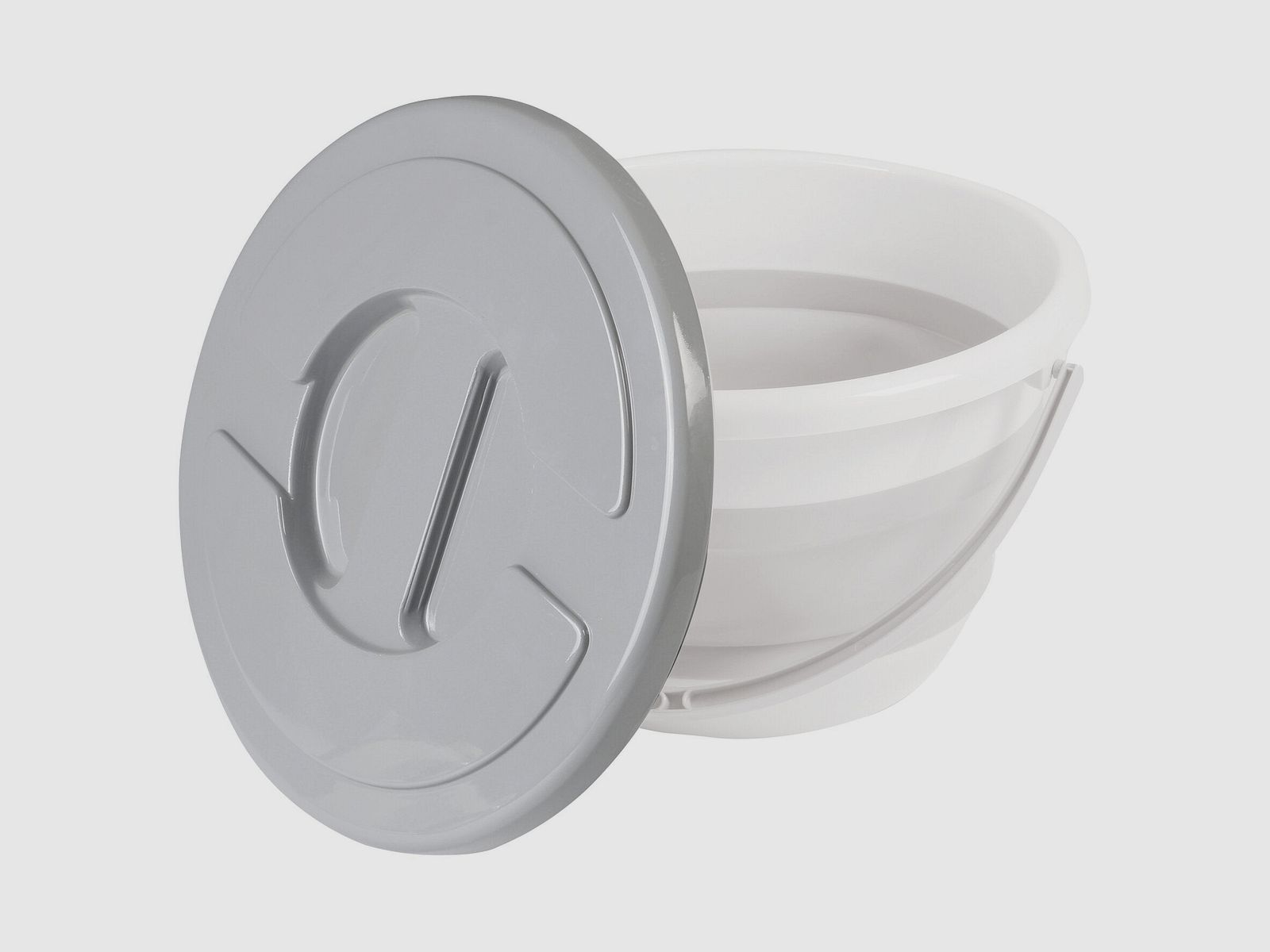 Coperchio per secchio Fold-Away, grigio, immagine 1 di 2