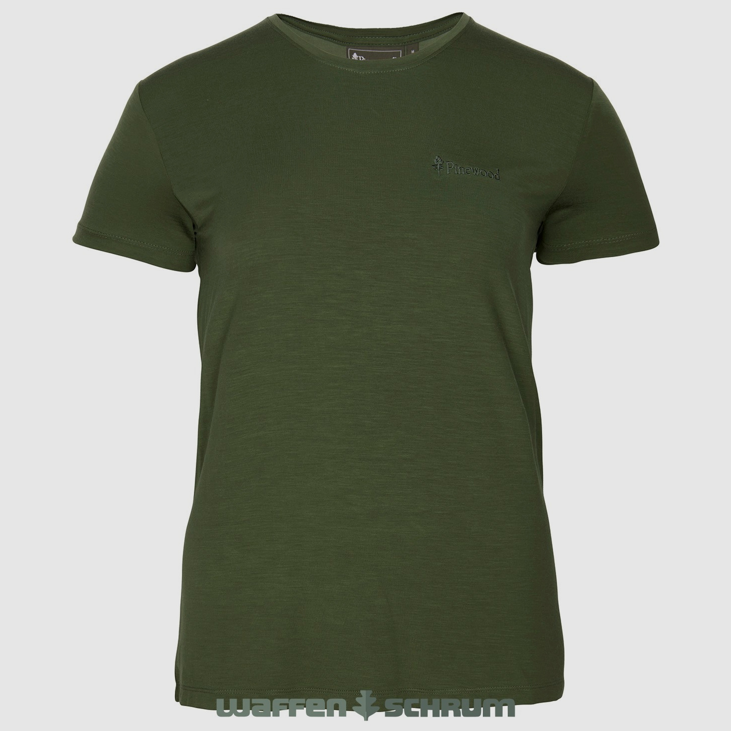 Pinewood T-shirt Actief Sneldrogend Dennegroen