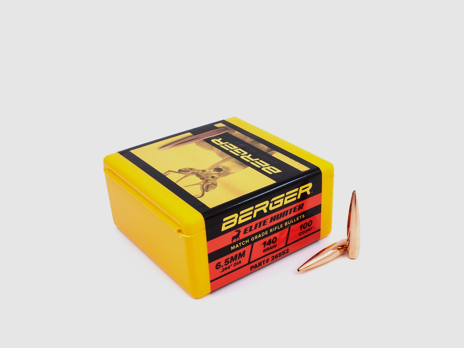 Balas Berger 6,5mm/.264 Elite Hunter 140GR 100 piezas
