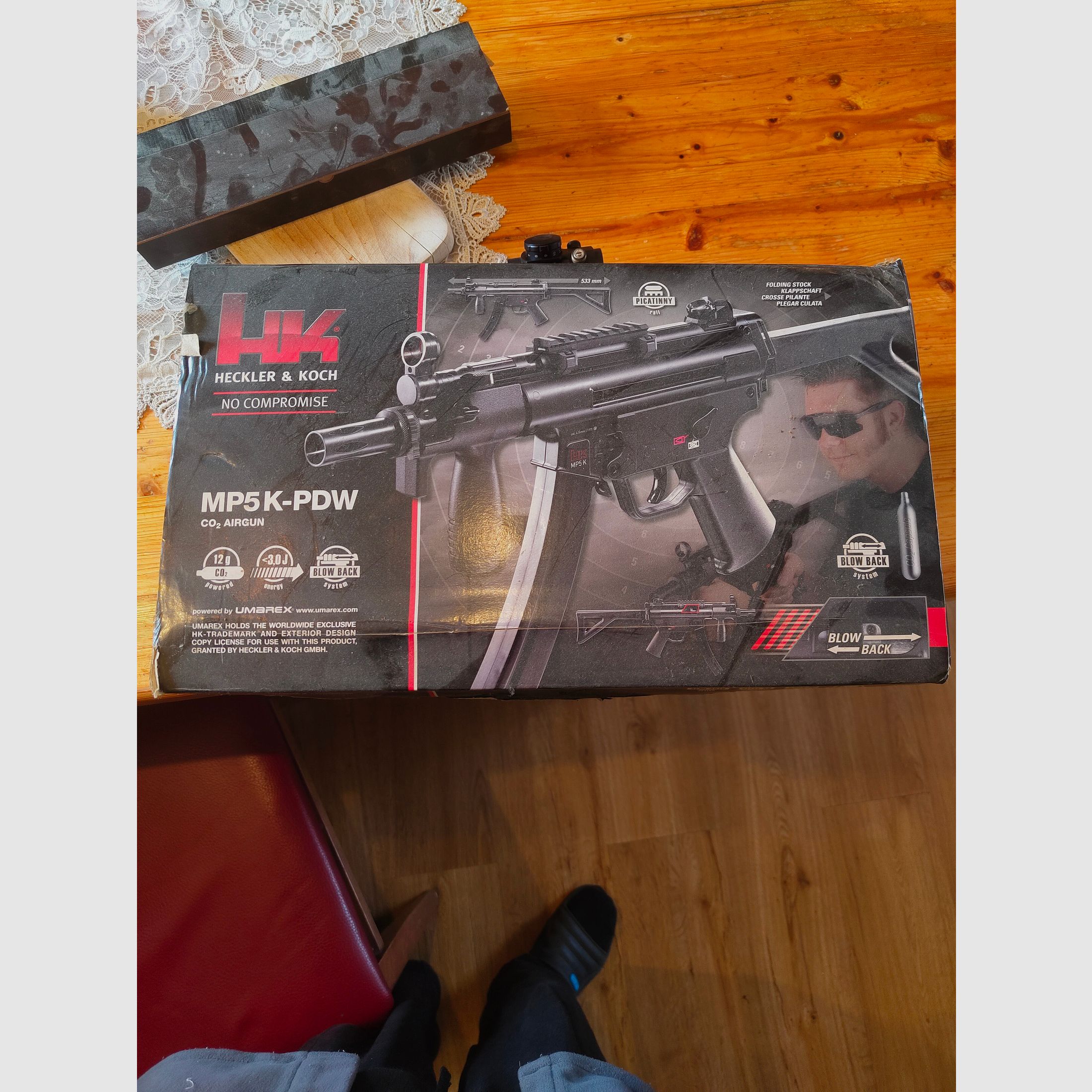 Heckler & Koch MP5 K-PDW cal. 4,5 mm Stahl BB Co2 Blowback