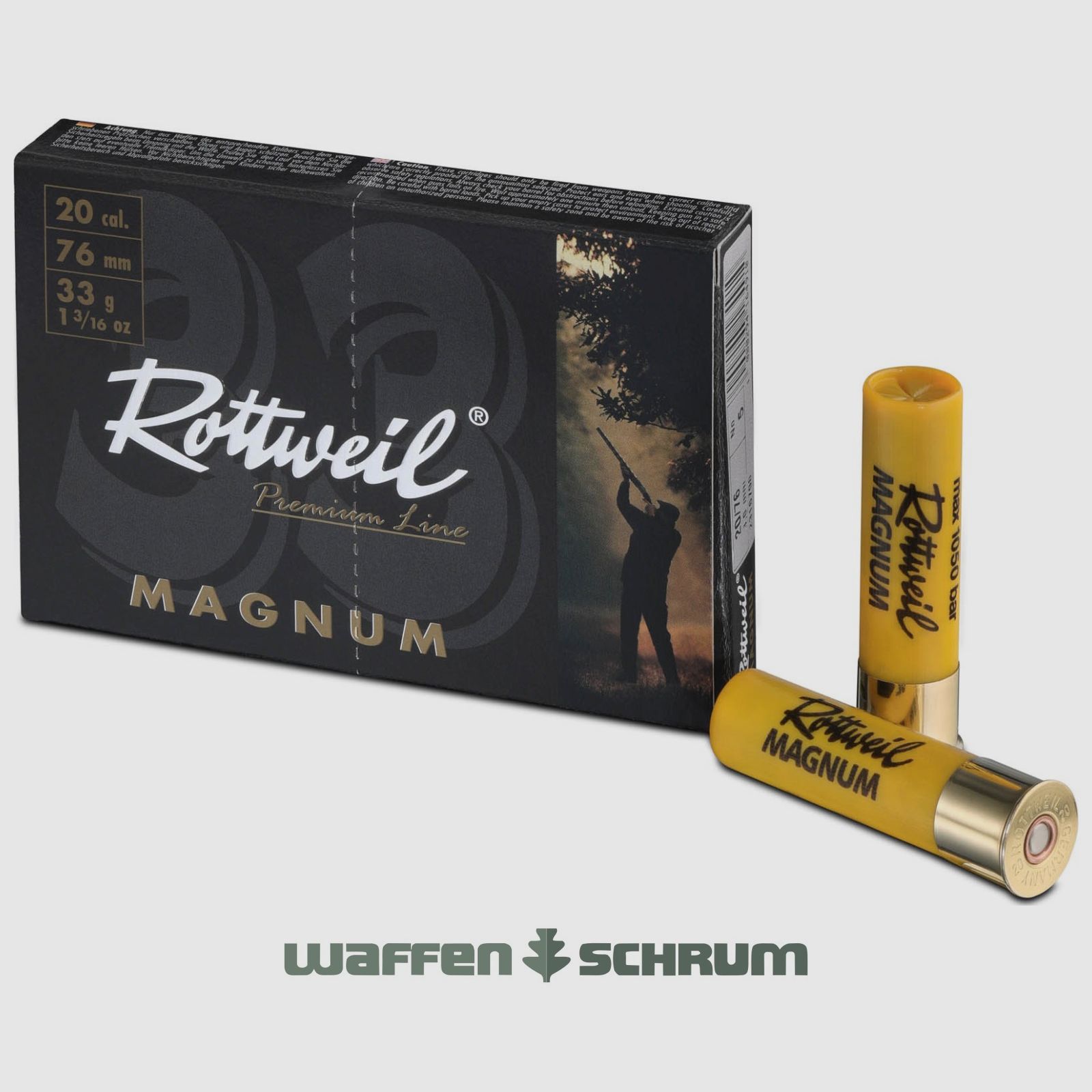 Rottweil Waidmannsheil Magnum 20/76 3,7mm - 33g