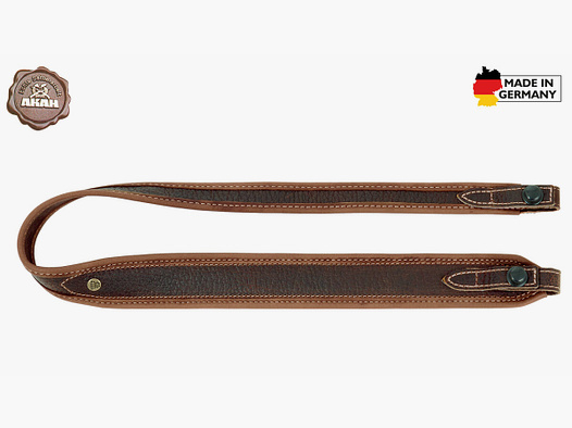 AKAH Gewehrriemen mit Yak-Leder