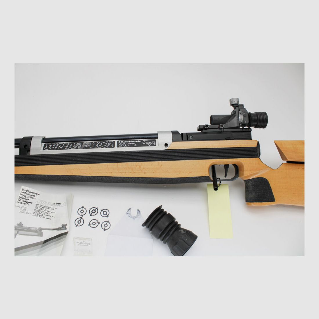 LG Luftgewehr Anschütz SuperAir 2000 Kal 4,5mm mit Diopter F-Zeichen, Bild 3 von 9