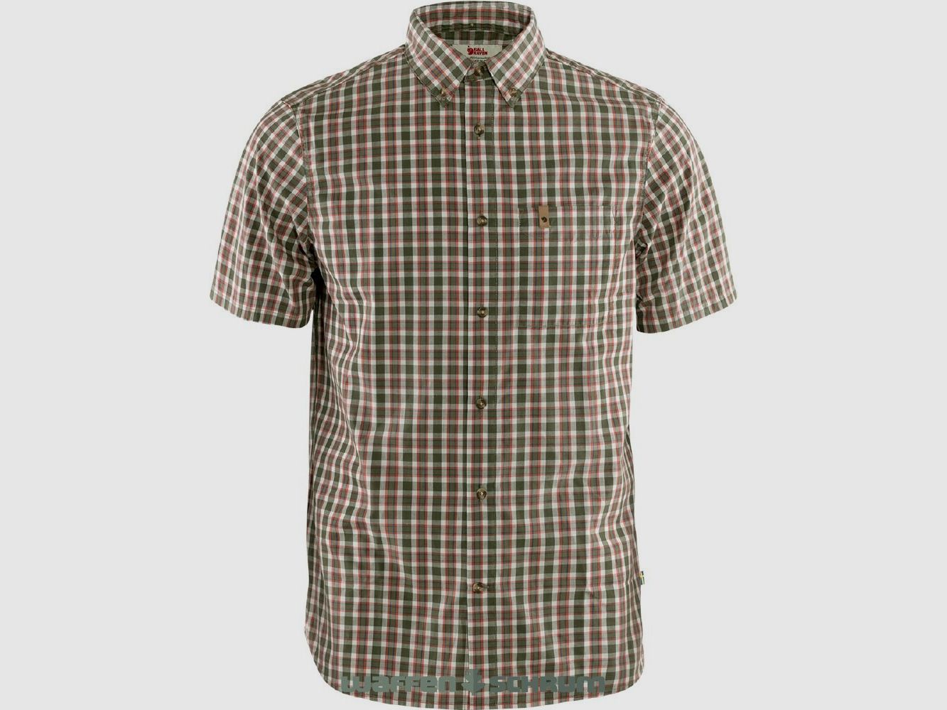 Fjällräven Hemd Övik Shirt SS Laurel Green