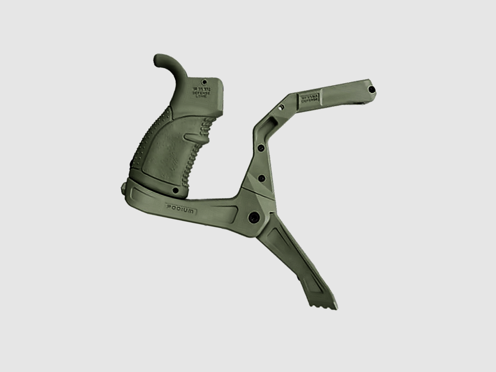 Griff + Zweibein AR Podium, OD Green - FAB Defense