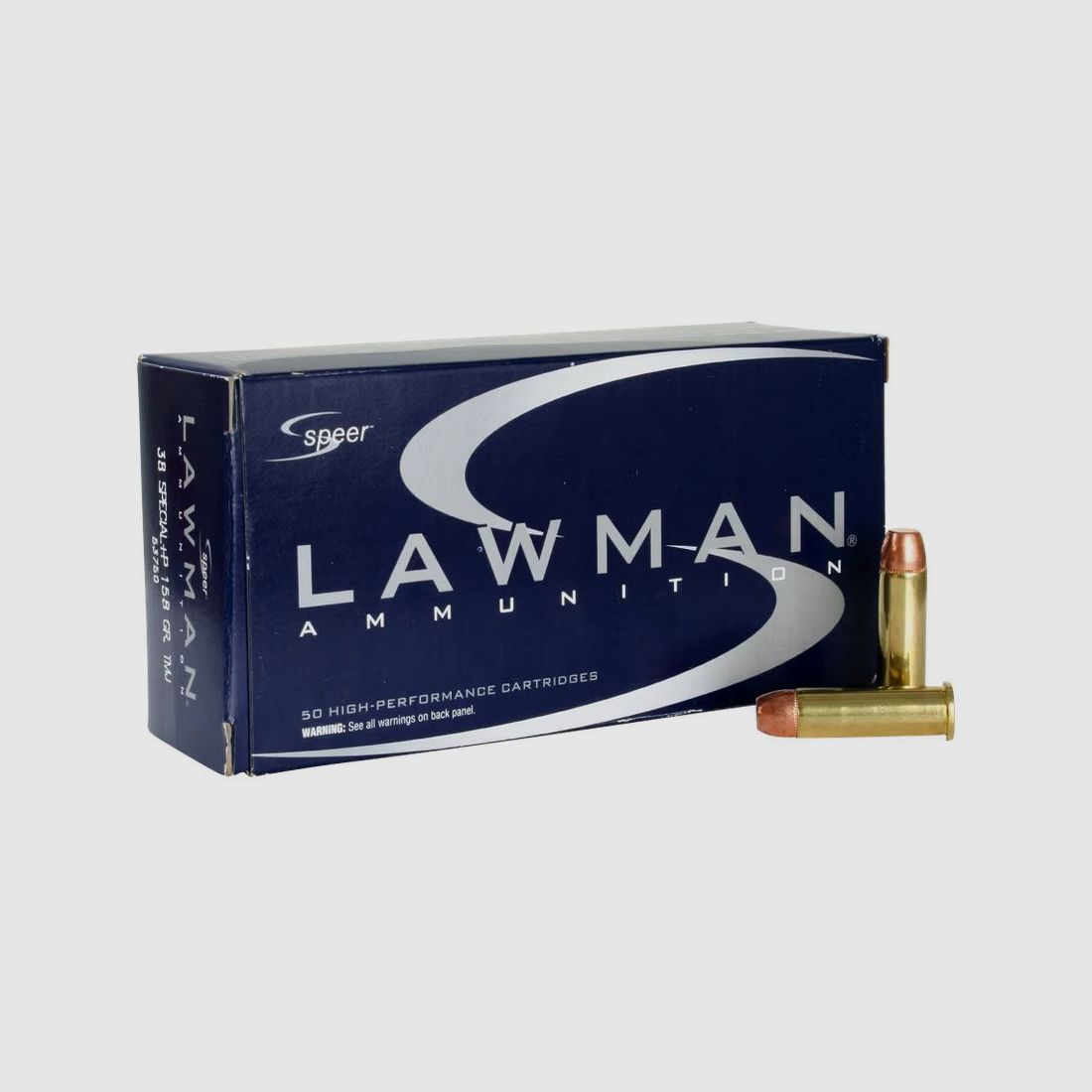 Speer Lawman .38 Special +P 158 Grain TMJ / 53750 *1000 rounds*