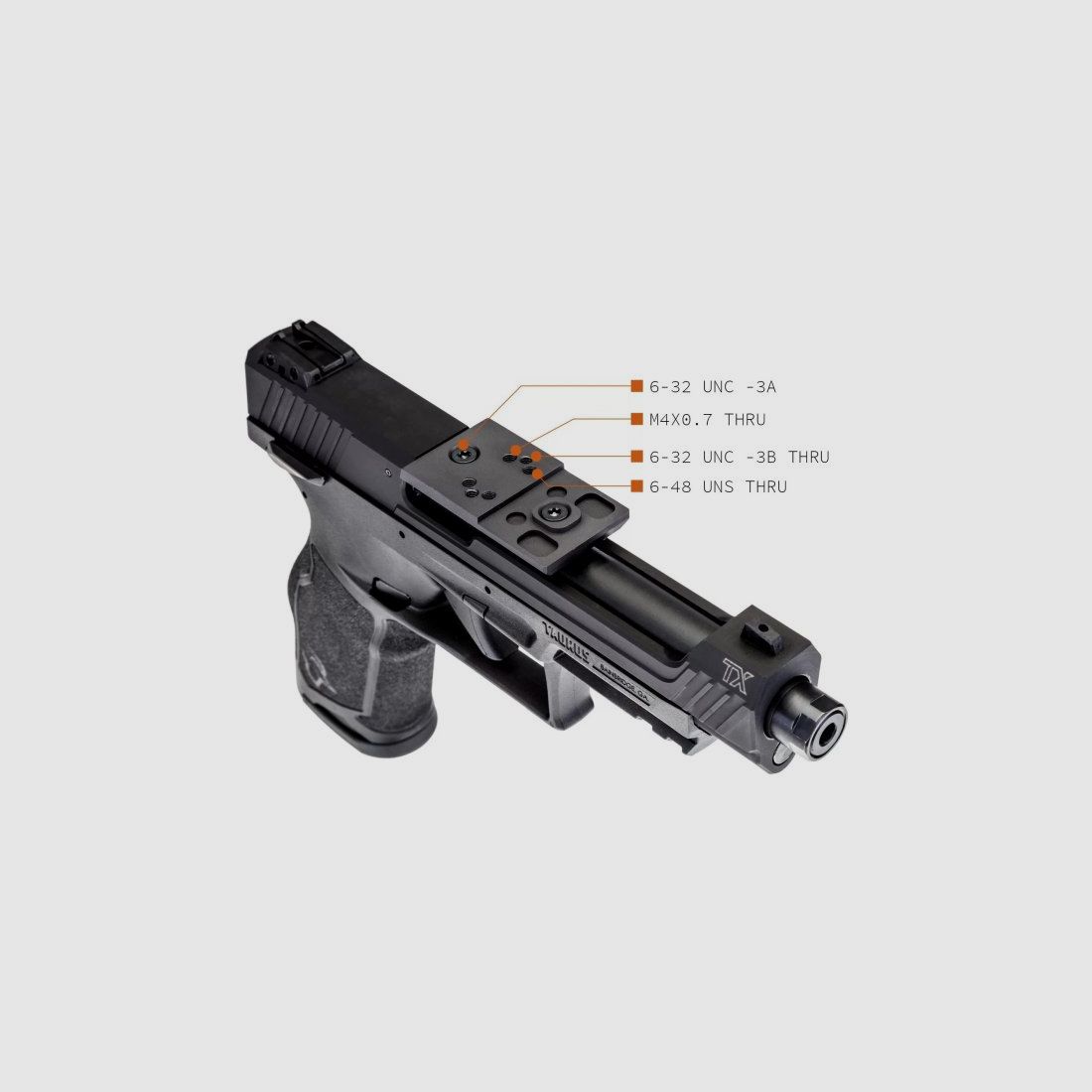 Pistolet Taurus TX 22 Competition kal. 22LR 5,4", zdjęcie 6 z 8