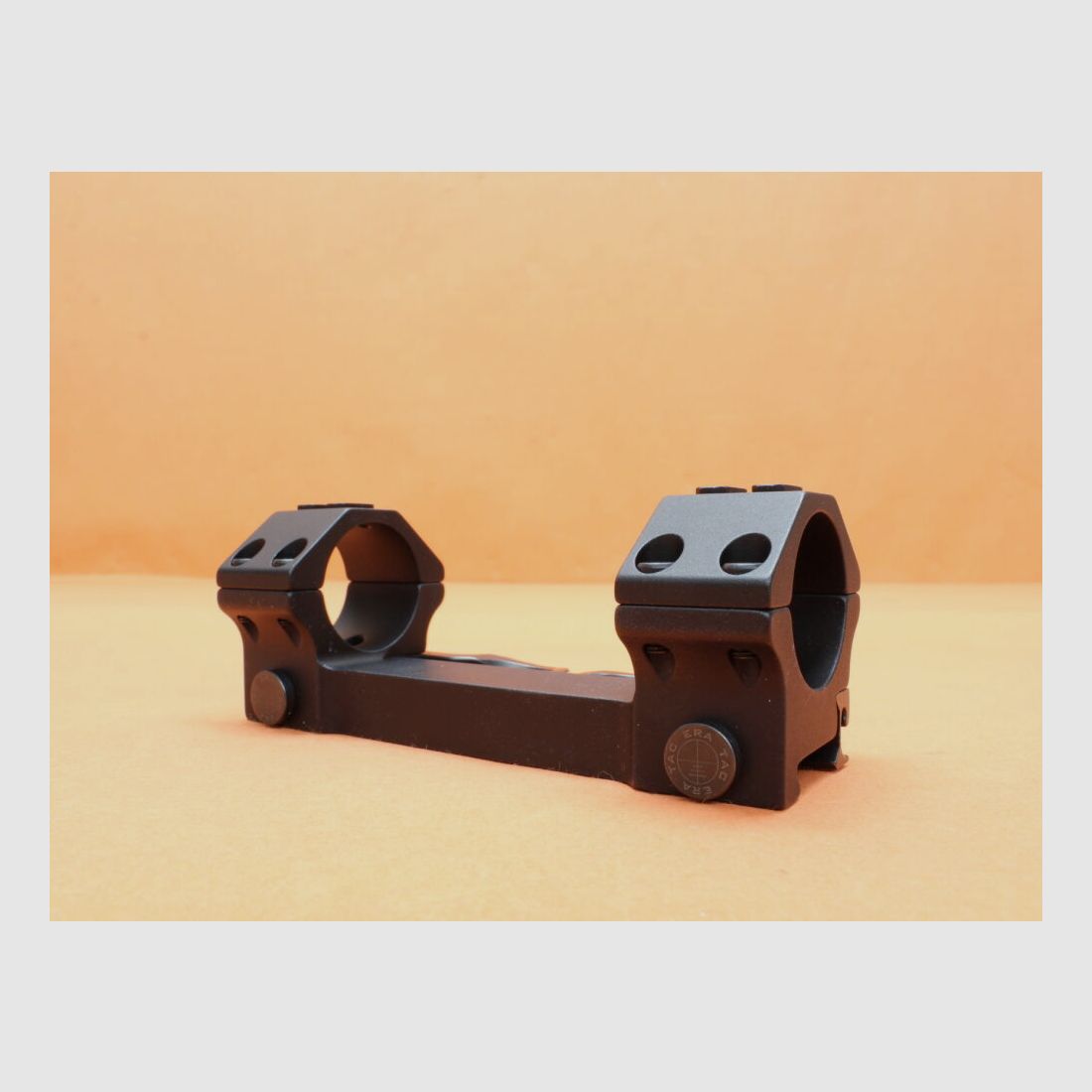 Recknagel Era-Tac QD Blockmontage 30mm (T1013-0010) mit Hebel, Alu schwarz, BH=10mm für Picatinnyprofil