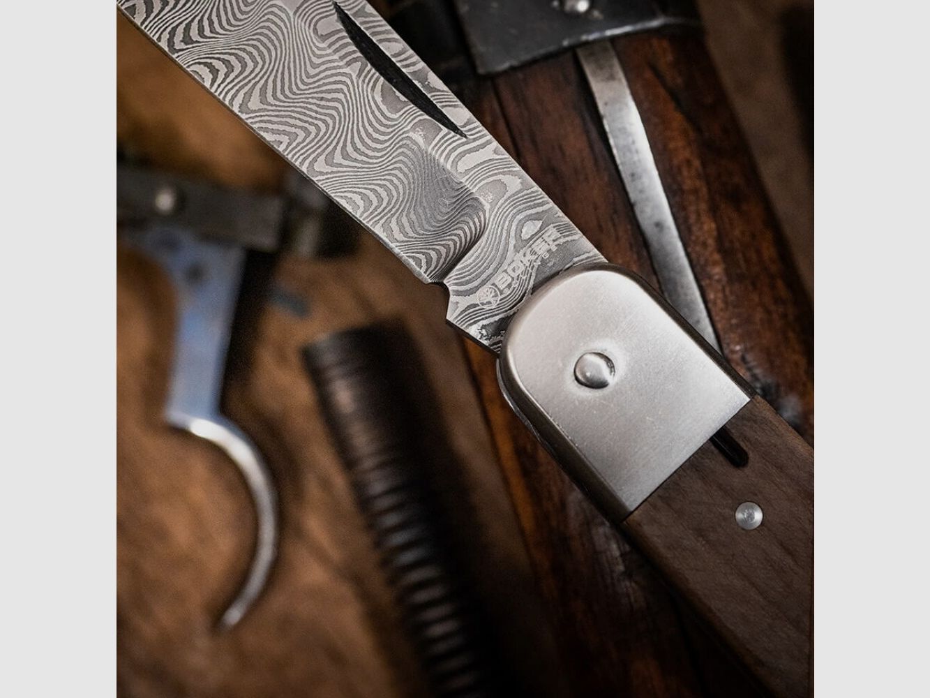 Böker Pocket knife 98k damask, image 4 of 7