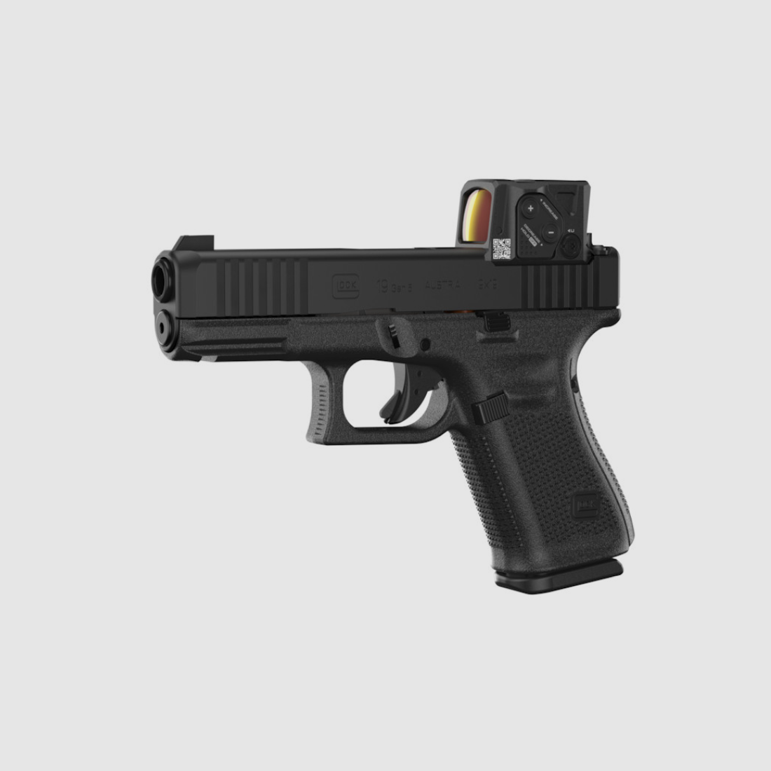 Glock – pistool / 19 / MOS 08 FS / met AIMPOINT COA / 9mm