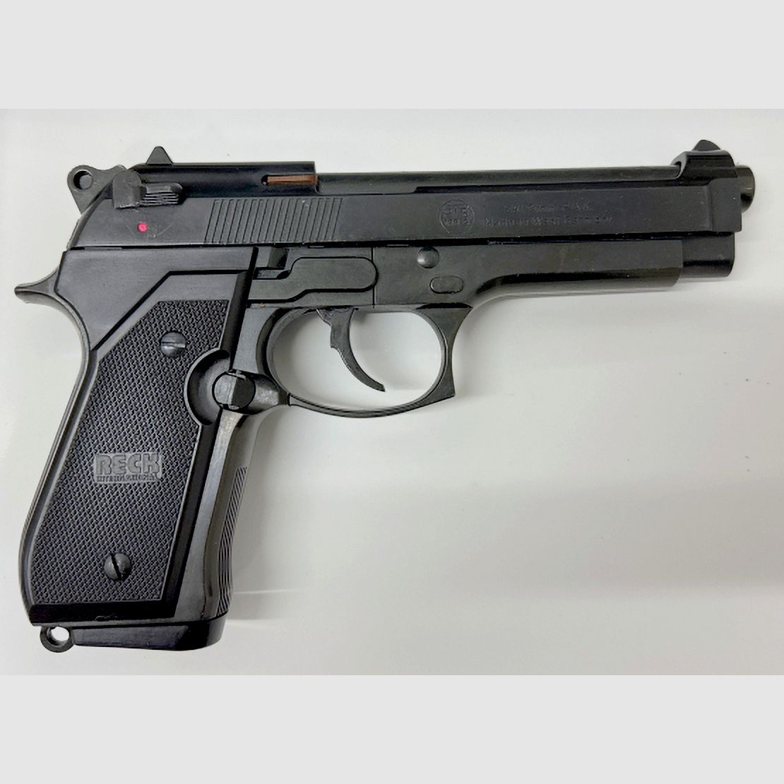 Reck Miami 92F PTB 488 blank firing pistol in caliber 9 mm P.A.K. (PTB 488)