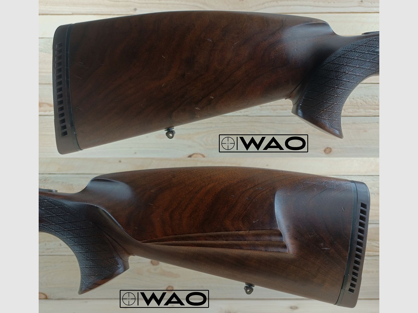 Double express rifle Otto Baier Linden, cal. 9.3x74R, .243Win *Rareté - avec Zeiss Diavari*, image 4 sur 8