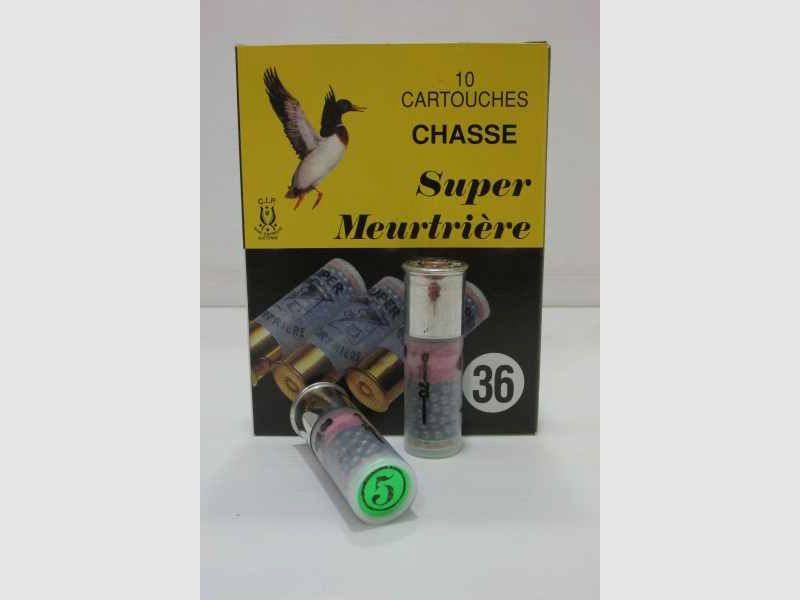 La Meurtrière Cartucce 12/70 BG n°5 36 g, immagine 1 di 2