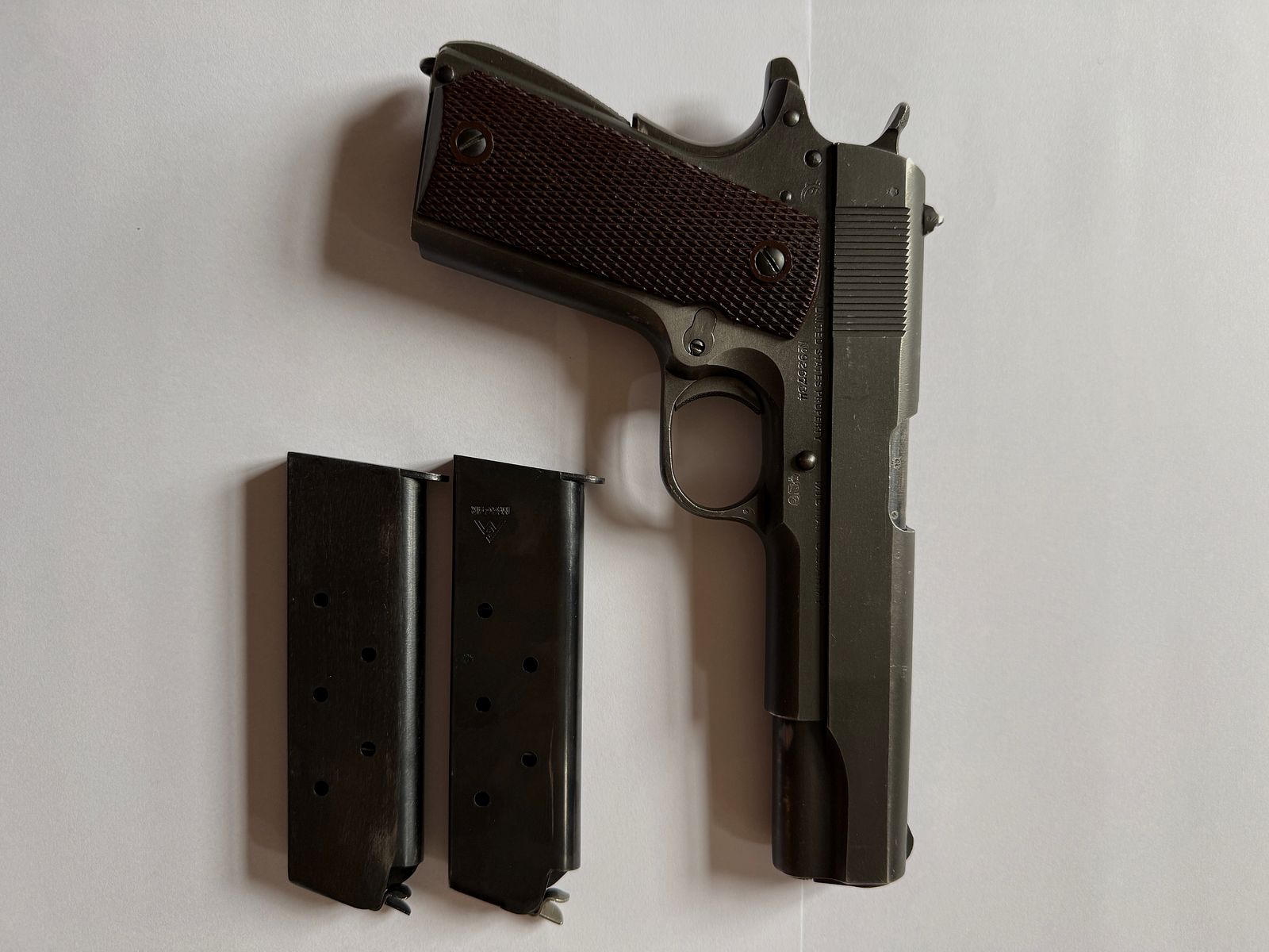 Colt M1911A1 – Esercito degli Stati Uniti WWII – 1943 – originale, corrispondente, GHD